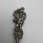 Silver serving spoon with a putt - 800 fineness - 48 g