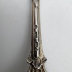 Silver serving spoon with a putt - 800 fineness - 48 g
