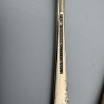 Egon Lauridsen ELA – 2 strieborné lyžičky so smaltom – Dánsko, 925 – 20 g
