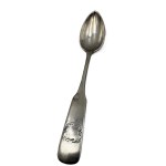 Karol Filip Malcz, Silver teaspoon—Warsaw, 19th century—24.9 g