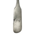 Ludwik Nast, Silver Teaspoon - Warsaw, ca. 1840 - fineness 12 - 18 g