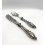 Antique fish-serving set—Neo-Rococo, 19th/20th century