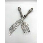 Antique fish-serving set—Neo-Rococo, 19th/20th century