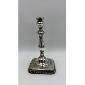 Fraget, FRAGET WARSAW - antique candlestick, silver-plated, 19th century