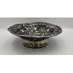 The Buch Brothers, THE BUCH BROTHERS WARSAW — openwork grape-decorated platter, silver-plated, 19th century