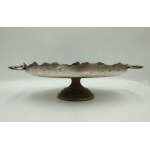 Wolska Factory near Warsaw—a gilded platter on a stand, 19th/20th century