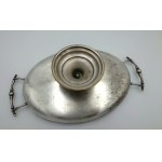 Wolska Factory near Warsaw—a gilded platter on a stand, 19th/20th century