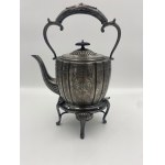 Antique spirit-burner teapot - King