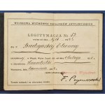 [ID Card] Military Artillery Fuse Factory, 1922