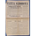 Gazeta Narodowa. Częstochowa, September 1944. Vol. I, No. 1.