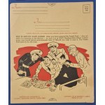 Puzzle Pack [1943, for U.S. soldiers, caricatures of Stalin, Churchill, and Roosevelt]