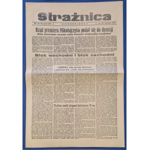 Strażnica. Jednodniówka. 20-30 listopad 1944 r. [Częstochowa, Powstanie Warszawskie]