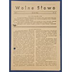 Wolne Słowo, Vol. I, No. 8, Dec. 23, 1945 [Białystok? The Nuremberg Trials, on the Warsaw Uprising]