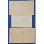 Certificate of Compliance with the Contribution Obligation (3 copies from 1942–44, 30.5.1 zlotys)