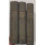 Bolesław Prus - *Lalka* [first book edition, in 3 volumes, 1890, with minor missing pages]