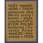 Yeży Yankowski (J. Jankowski) - A Tram on the Street [1920, avant-garde, futurism]