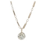Pendant with a chain, first half of the 20th century