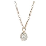 Pendant with a chain, first half of the 20th century