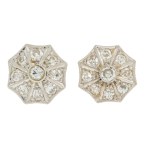 Earrings, 1920s–1930s, Art Deco