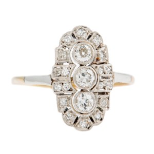 Ring, 1920s–1930s, Art Deco