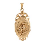 Medallion with a floral motif, first half of the 20th century
