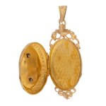 Medallion with a floral motif, first half of the 20th century