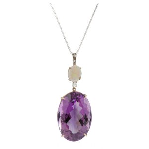 Pendant with a chain, second half of the 20th century