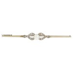 Brooch with a bow motif, France, early 20th century, Edwardian style