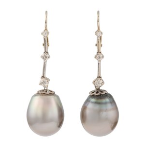 Earrings, second half of the 20th century