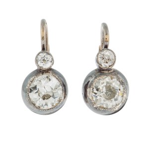 Earrings, Vienna, Austria, second half of the 19th century