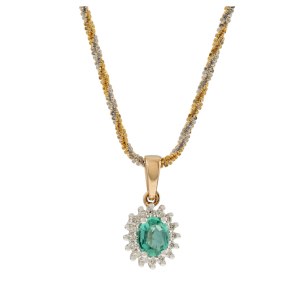 Pendant with a chain, second half of the 20th century