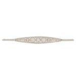 Geometric brooch, 1920s–1930s, Art Deco