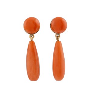Earrings, second half of the 20th century