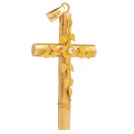 Cross with a floral motif, Gustaf Dahlgren, Sweden, Malmö, 1880, Victorian style