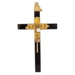 Cross with a floral motif, late 19th century, Victorian style