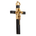 Cross with a floral motif, late 19th century, Victorian style