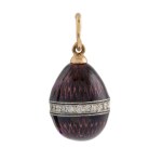 Egg-shaped pendant, second half of the 20th century