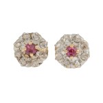 Earrings, early 20th century