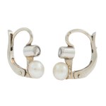 Earrings, France, early 20th century