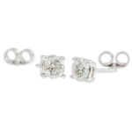 Earrings, second half of the 20th century