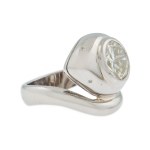 Ring with a snake motif, second half of the 20th century