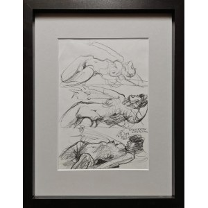 Franciszek Starowieyski (1930–2009), The Three Phases of Orgasm, 1988
