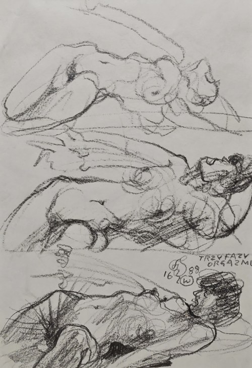 Franciszek Starowieyski (1930-2009), Trzy fazy orgazmu, 1988