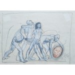 Franciszek Starowieyski (1930–2009), In Pursuit of the Egg of Eternity, 1988