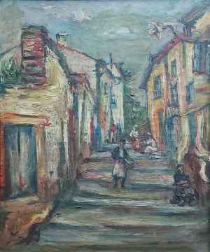 Jakub Zucker (1900-1981), Scena uliczna