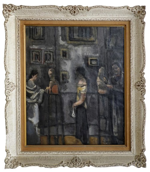 Alfred Aberdam (1894-1963), L’atelier de sculpt, lata 40. XX w.