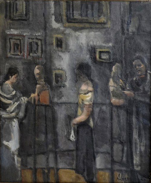 Alfred Aberdam (1894-1963), L’atelier de sculpt, lata 40. XX w.