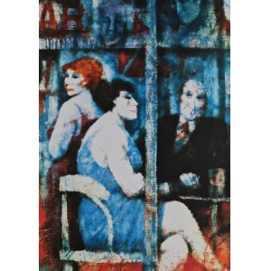 Remo Squillantini (1920–1996), In a Café