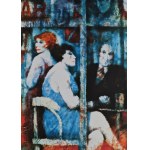 Remo Squillantini (1920-1996), W kawiarni