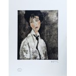 Amedeo Modigliani (1884–1920), Žena v černé kravatě
